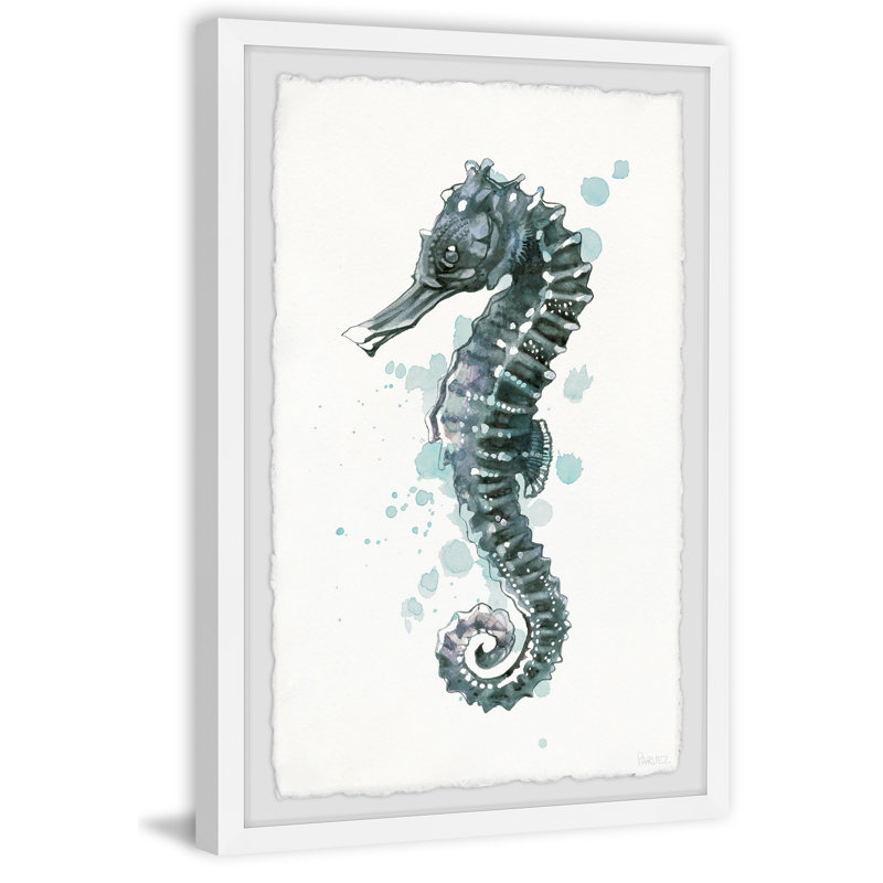 «Majestic Seahorse», reproduction encadrée, H 12 po x l 8 po x P 1,5 po