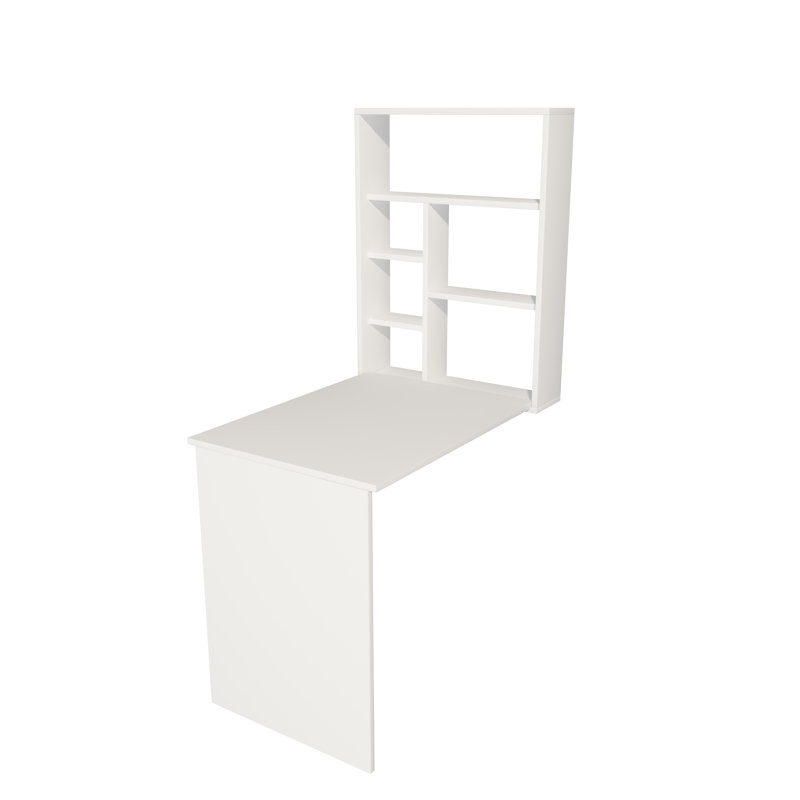 Merril Floating Desk, White