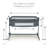 Delta Children Close2Me Bedside Baby Bassinet