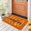Tapis de porte Hello Pumpkin Welcome Decorative, Autumn Thanksiving Pumpkin Farmhouse