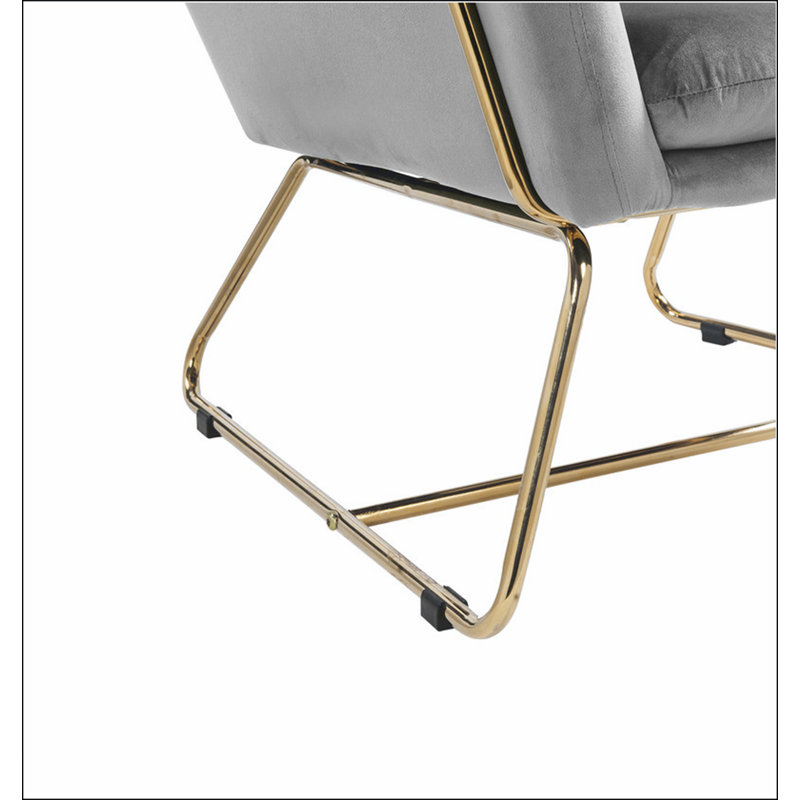 Gray Eudia Armchair, Gray