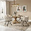 Velvet Upholstered Armchair in Beige