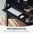 Loferski Corner Desk with Power Outlets & LED Lights, Triangle Corner Desk with Monitor Stand & Keyboard Tray for Small Space-605911281