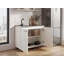 Évier utilitaire, Burwood, blanc, largeur x 39,3