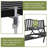 Stainless Steel Outdoor Bench