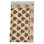 Découvrez les essuie-mains gaufrés en coton à motif de bloc de fleurs 17 x 32 de conception unique et de qualité supérieure (Udaan, brun)