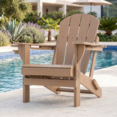Foldable HDPE Adirondack Chair – Premium Weather-Resistant Patio Seating for All Seasons