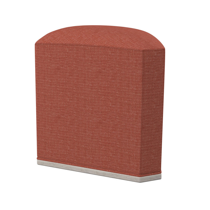 Quinn Novelty Ottoman, Bisque, Libby Linen