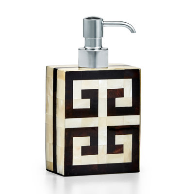 Greek Key Soap Dispenser