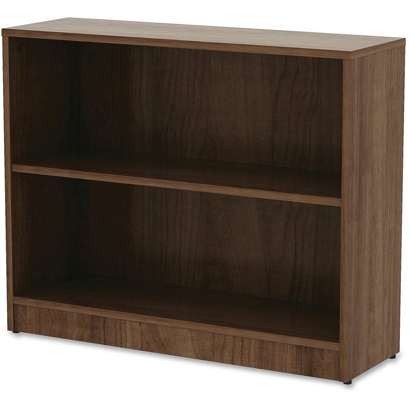 Orlanda Bookcase, Walnut, (2 Shelves) 29.5" H x 36" W x 12" D