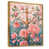 Toile avec cadre flottant or