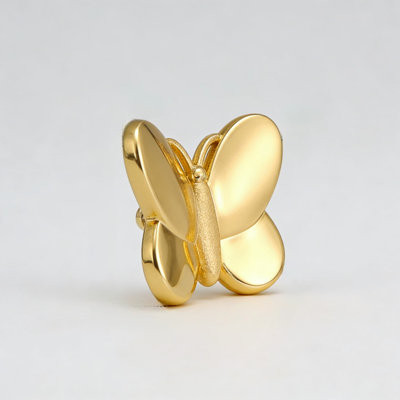 Butterfly Shaped Cabinet Handles And Drawer Pulls, Zinc Alloy Decorative Hardware With Ergonomic Grip For Kitchen Cabinets, Dressers, And Closet Drawers