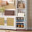 67" H Entryway Rattan Hall Tree With Shoe Storage Bench