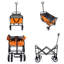 Chariot pliable pliable à 4 roues-113412556