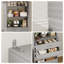 Garde-manger de 80 po de hauteur avec tablettes réglables et tiroirs-1890135831
