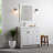 36.5" Single Bathroom Vanity With Cultured Marble Top-1079803136