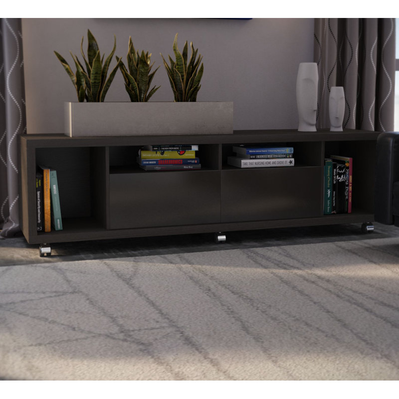 Bassetti TV Stand for TVs up to 70", Black