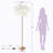 61'' LED Brass Feather Floor Lamp With Outlet-631651669