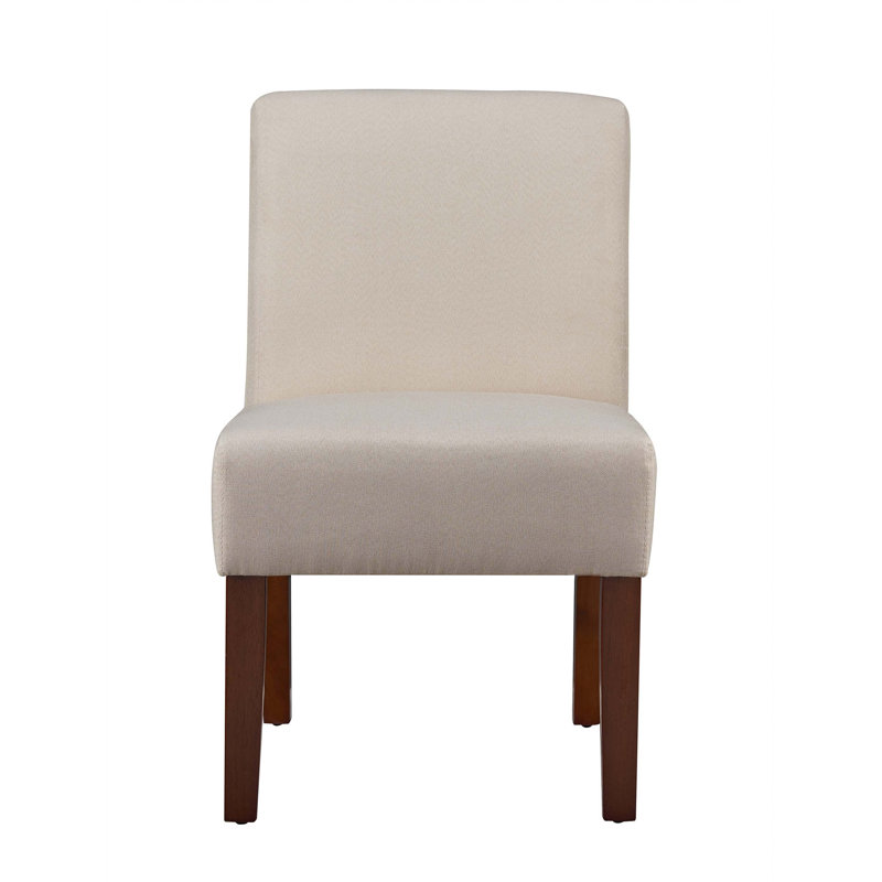 Accent Chair with Round Wood Table, Beige Velvet