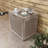 100 Gallon Rattan-style Lockable Deck Box, Water Resistant Resin-101463054-101463056