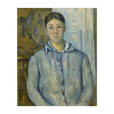 Madame Cezanne en bleu, impression giclée par Cézanne
