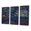 Bleu, blanc, rouge, triangles géométriques I, ensemble de 3 toiles encadrées-2012431603-2012431607