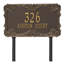 Plaque d'adresse sur 2 lignes Signature Series-150604153-150604157-150604155