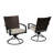 2-Piece Wicker Dining Side Chair
