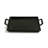 Black Alum. Tray With Handles-107146077