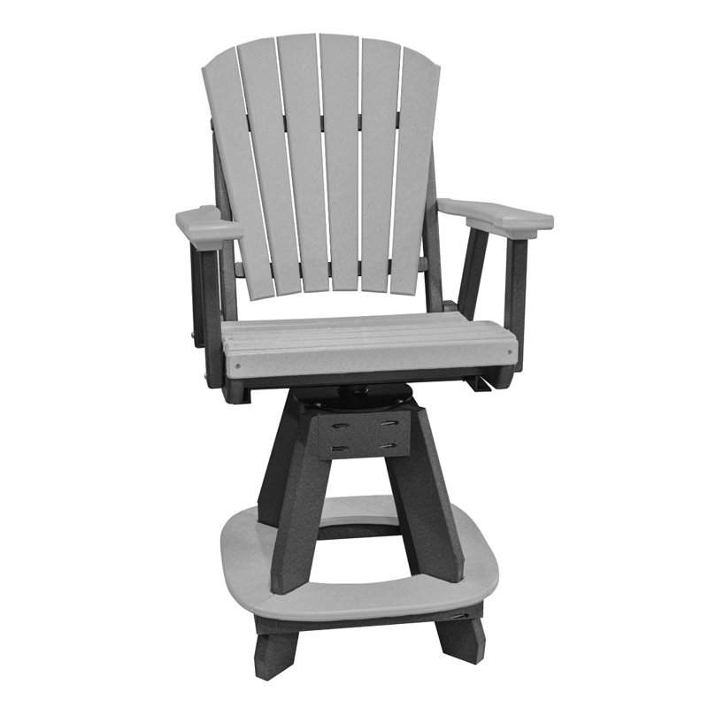 Chaise de patio Ernst, Gris clair