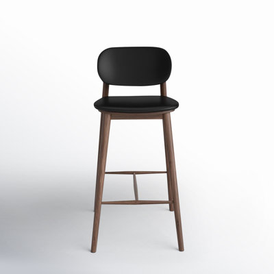 Beck 26'' Genuine Leather Counter Stool