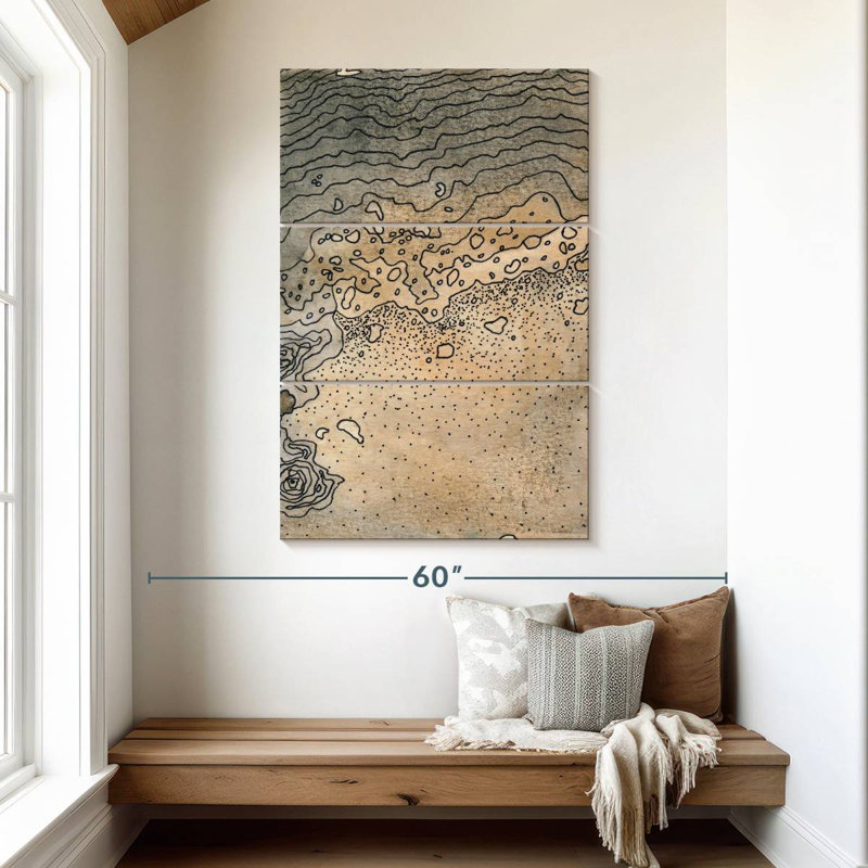 Avery Topography, 50" H x 32" W