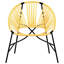Garden Chair Set 3 Pcs Poly Rattan-814173