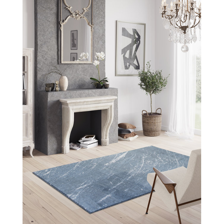 Ivar Soft Low Pile Grey/Blue Rug