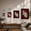 Tulips In Descending Heights Botanical - Print-1745540608-1745540609