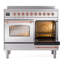 Cuisinière à induction 40 pouces avec 6 éléments à induction ILVE Nostalgie II Series (porte en verre)-1695305229