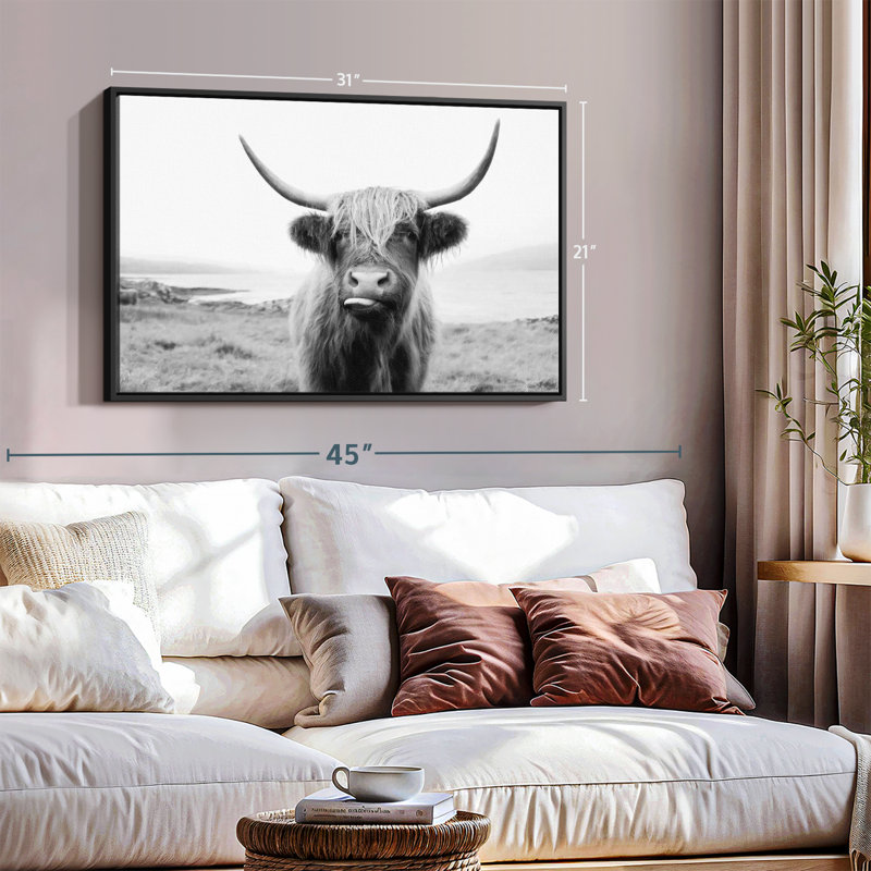 Animal «Vache Highland», H 31 po x l 21 po