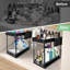 2-Tier Pull-Out Sink Organizer, Sliding Cabinet Storage Rack For Kitchen & Bathroom, Black