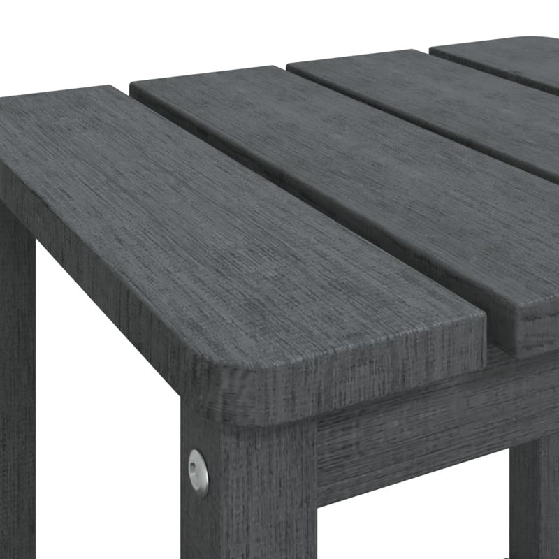 Meuble de jardin Cascante Adirondack, Gris foncé