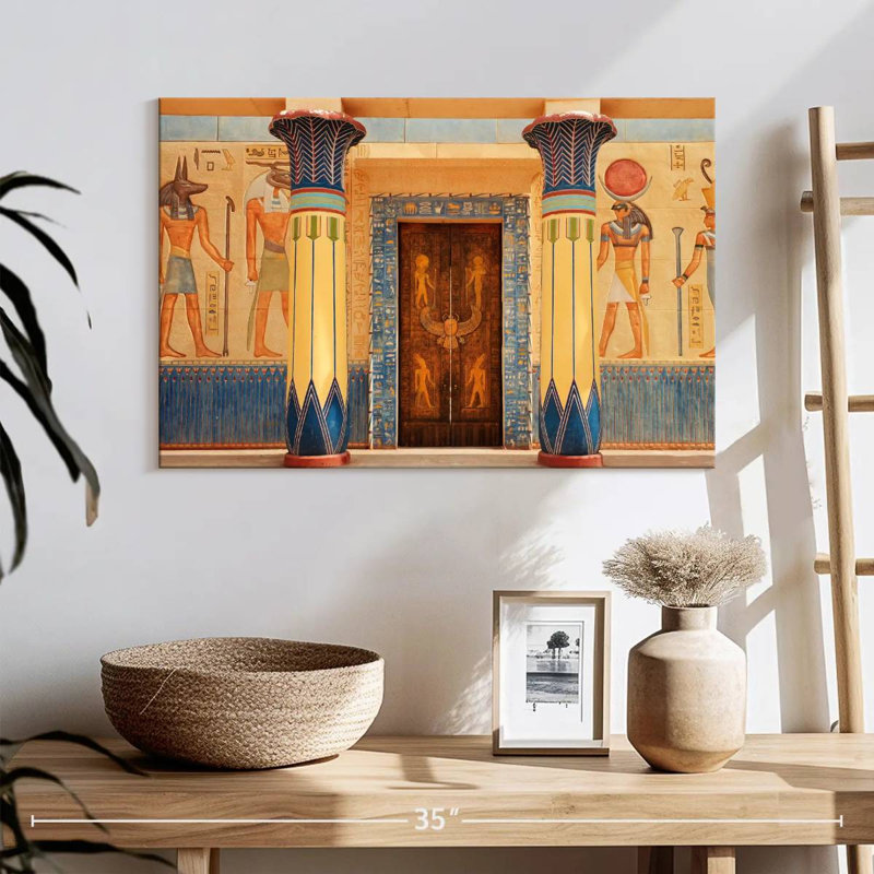Ravi Échos de l'Égypte ancienne, H 16 po x l 24 po