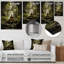 «Green Buddhist Art Buddhas Enlightenment - Buddhism», reproduction d'art en métal-1670422254