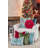 Embroidered Feather Reversible Throw Pillow