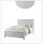 Cadre de lit blanc 1pc