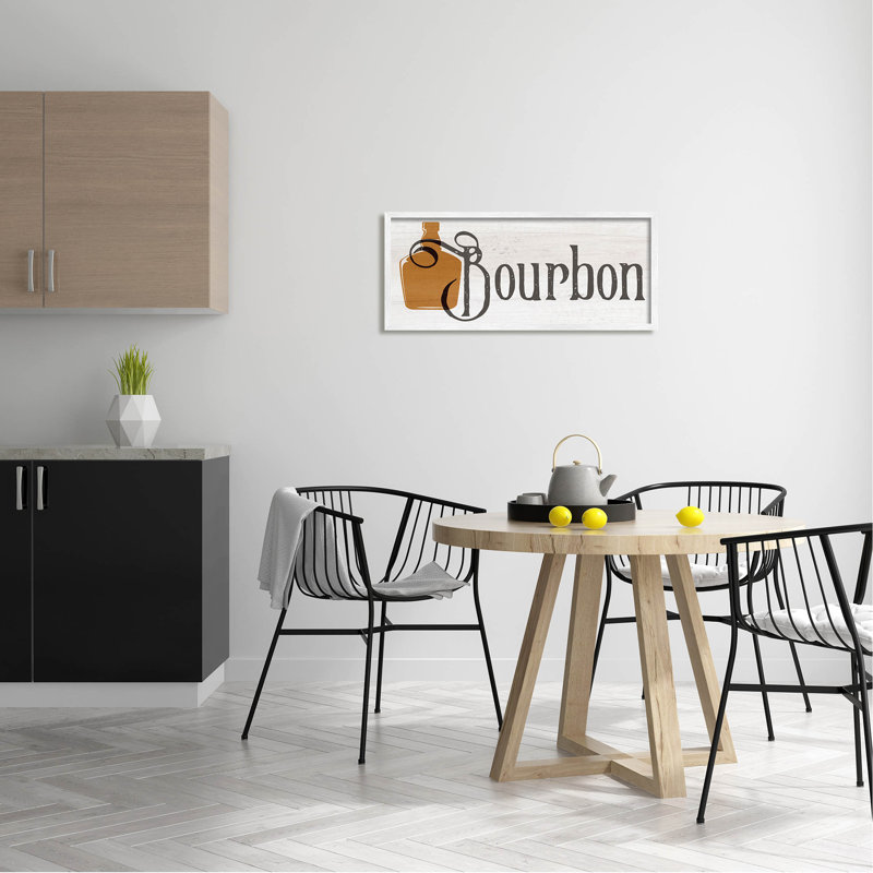 Art mural texturé d'époque, "Bourbon Jug" par Daphne Polselli, H 13 po x l 30 po x P 1,5 po