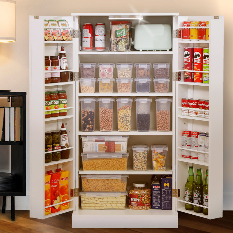 50'' Kitchen Pantry, White