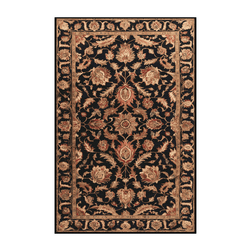 Tapis brun lavable à la machine, Rectangulaire 8 pi x 12 pi