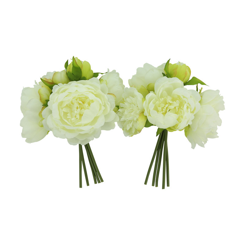 Peony Stems, White