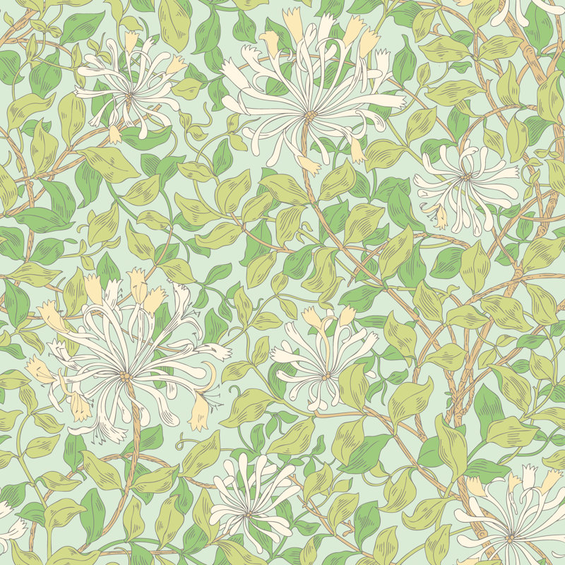 Padstow 10m x 50cm Matte Wallpaper Roll, Duckegg Blue