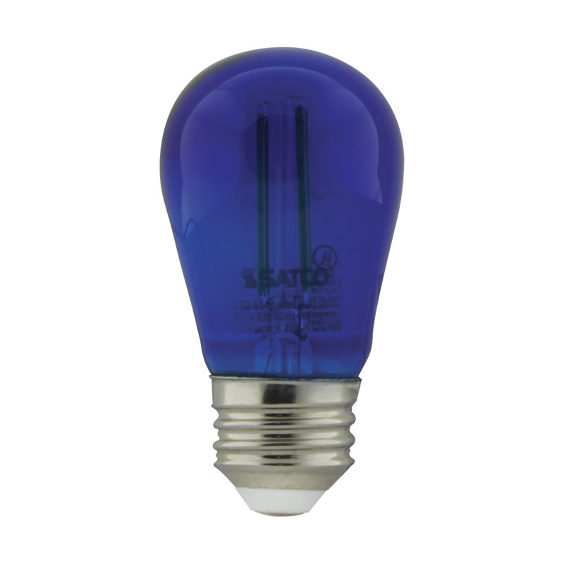 1 Watt (11 Watt Equivalent), S14 LED, Non-Dimmable Light Bulb, E26/Medium (Standard) Base