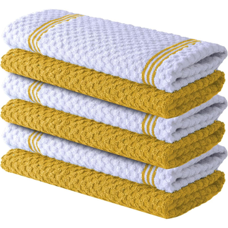 Linge à vaisselle, Jaune
